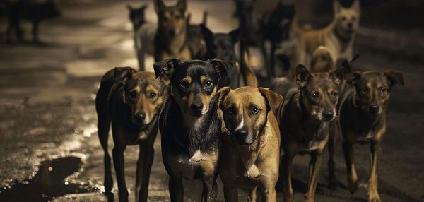 Встреча с дворовой стаей: пошаговая инструкция по безопасному выходу из ситуации