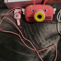 Утеряна розовая детская сумочка с фотоаппаратом