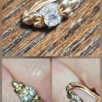 Потеряла одного сережку