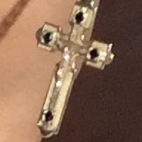 Потерян крест из белого золота