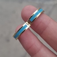 Серьга круглая