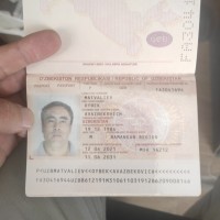 Потеряна черная сумка с паспортом на имя Ойбек Матвалиев
