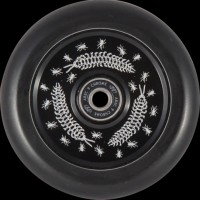 Пропал черно-оранжевый  трюковой самокат FOX pro