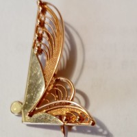 Золотая брошь